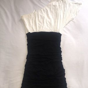 Black and white dress